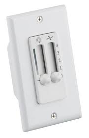 This Ceiling Fan And Light Wall Control Unit Replaces A Toggle Switch For Convenient Operation From A Simple Slid Ceiling Fan Ceiling Fan With Light Fan Light