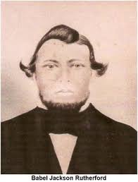 Babel Jackson Rutherford (1830-1882)