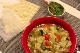 Soupe De Pistou Aux Ravioles Happy Papilles Recette Soupe Pistou Pistou Soupe