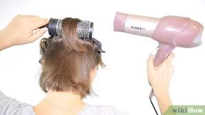 Knowing how to blow dry hair properly not lift hair up & away from the scalp while drying, and use styling product at roots for extra lift. 3 Ways To Blow Dry Short Hair Wikihow