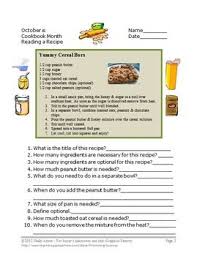 Life Skills Math Reading A Recipe Special Education Esl Measuring Teaching Life Skills Life Skills Lessons Life Skills