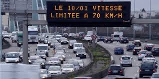 Les risques encourus en cas d'excès de vitesse sont proportionnels à l'importance du dépassement lors du contrôle radar routier tant sur le prix de l'amende que le retrait de points du. Vitesse Limitee A 70 Km H Sur Le Peripherique Moins De Pollution Vl Media