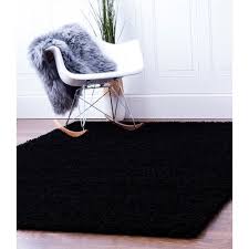 Walmart canada offers a wide range of options, from large carpets that fit well in your living room and medium rugs that work perfectly in dens to small designs ideal for bedrooms and runners that soften footfalls in hallways. Super Area Rugs Cozy Plush Solid Black Shag Rug 8 X 10 Walmart Com Walmart Com