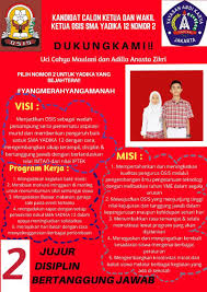 Selain itu, di osis, sobat juga melangsungkan pemilihan ketua osis dengan cara pemilihan secara langsung, seperti pemilu. Pemilihan Ketua Osis Periode 2018 2019 Sma Yadika 12 Depok