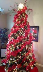 Deco Mesh Christmas Tree I Made Mesh Christmas Tree Ribbon On Christmas Tree Christmas Tree Mesh Ribbon