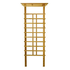 72 In Cedar Tranquility Trellis 8621146 The Home Depot Trellis Panels Bamboo Trellis Cedar Trellis