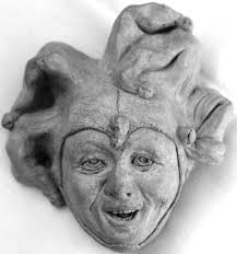 Cast Stone Fool, a 6" Wall Sculpture to Liven up Any Home