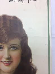 Vintage Advertising D Marie Bowker Vanity 1900s Girl Girls Poem Poetry Art 