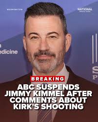 ABC pulled Jimmy Kimmel off the air indefinitely due to comments he made