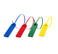 Etiqueta de bridas de plástico RFID de un solo uso