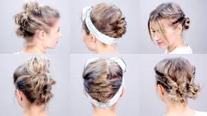 Our list of 27 short hairstyles will give you some quick and easy ideas on how to style your hair for. Super Easy Short Hairstyles Tutorial Milabu Youtube