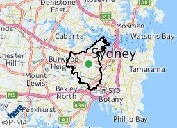 The suburbs of the inner west are predominantly located along the southern shore. Inner West Council Area Suburb Map