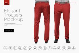 Elegant Trousers Mock Up Clothing Mockup Trousers Mocking