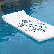 World S Finest Pool Float With Monogrammed Letter Print Frontgate Pool Floats Client Gifts Pool Float