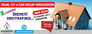 Emlak Ve Cevre Temizlik Vergisi Taksitinde Son Gun 30 Kasim