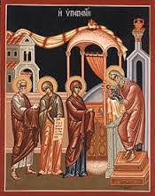 Στις 2 φεβρουαρίου εορτάζεται η υπαπαντή του κυρίου ημών ιησού χριστού. Sthn Ypapanth Toy Kyrioy 2 Febroyarioy Enwmenh Rwmhosynh