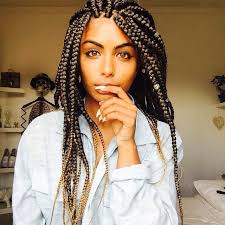 Black And Brown Box Braids Big 65 Box Braids Hairstyles For Black Women Box Braids Hairstyles For Black Women Hair Styles Braided Hairstyles For Black Women