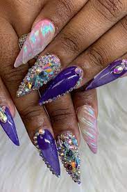 48 Nail Designs And Ideas For Coffin Acrylic Nails 2020 Page 24 Of 48 Tracesofmybody Com Nail Designs Acrylic Nails Coffin Nails Today