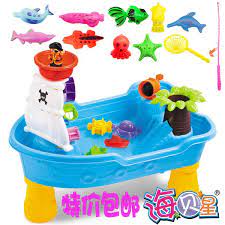 沙灘桌玩具塑料戲水挖沙套裝 夏季海邊兒童沙水桌海盜船玩沙玩具 tao bucket