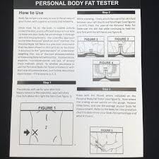 1pc Body Fat Loss Tester Analyzer Fat Measuring Clamp Fat Caliper Charts Skinfold Caliper Instrument Thickness Gauge Fitness New