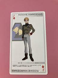 RIDDHE MARCENAS Mobile Suit Gundam Unicorn Poker Card Very Rare Card  Japanese | eBay