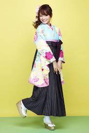可愛い系袴 水色 伝統的な服 卒業式 袴 エスニックファッション