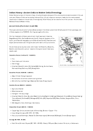 Pdf Indian History Ancient India To Modern India Chronology