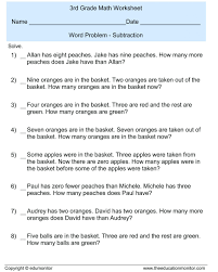 4 Free Math Worksheets Third Grade 3 Addition Word Problems 030 Worksheet Full Size Of Sin Word Problem Worksheets Free Printable Math Worksheets Word Problems