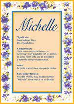 Michelle Significado Del Nombre Michelle Nombres Significados De Los Nombres Nombres De Ninas Nombres De Bebes