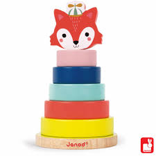 Janod Stapeltoren Vos Baby Forest Houtendiershop Com