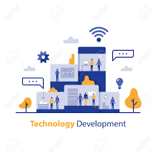 Download this small business technology guide for an essential overview of the latest technology. Technology Development Innovative Solution It Business Office Product Design Process Digital Marketing Research Creative Occupation Teamwork Concept Software Company Modern Job Royalty Free Cliparts Vectors And Stock Illustration Image