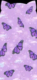 Blue and purple liquid swirl hd tie dye wallpapers. Aesthetic Purple Cloud Butterflies Pig Iphone Notch Wallpaper Em 2021 Wallpapers Roxos Papel De Parede Dragao Parede De Fotos