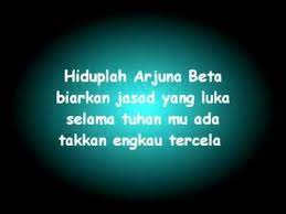 Arjuna beta fynn jamal karaoke no vocal. Lirik Lagu Arjuna Beta Youtube