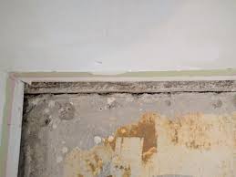 Specifically, i would like to take the flat surface concrete ceiling and put another ceiling under it so that i can install. Existing Drywall Recessed On Concrete Foundation What Can I Do Doityourself Com Community Forums