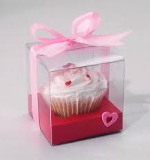 Caja De Acetato Para 1 Cupcake Cupcake Boxes Baby Shower Nina Wedding Souvenirs