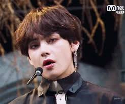 Taehyung Pics On Twitter I M Late But Let S Not Forget Taehyung Performed Fake Love With Lip Piercing Taehyung Kim Taehyung Bts Taehyung