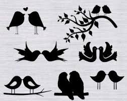 Here you can explore hq bird silhouette transparent illustrations, icons and clipart with filter setting like size, type, color etc. Image Result For Love Birds Branch Clip Art Wedding Love Birds Bird On Branch Wood Burning Patterns