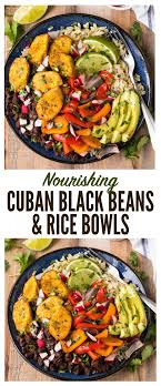 The cuban cuisine is surprising for the variety of dishes, as well seasoned and the amount served. Cuban Black Beans And Rice With Roasted Peppers And Plantains