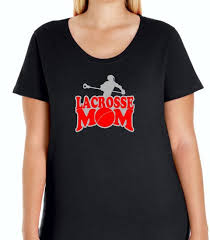 Plus Size Womens Lacrosse Shirt Lacrosse Mom Graphic Shirt Curvy Fit T Shirt Womens Shirts