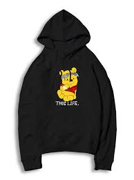 Mens winnie the pooh hoodie. Get Buy Winnie The Pooh Thug Life Hoodie For Women S Or Men S