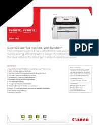 Download drivers at high speed. Canon Fax L150 And L170 Fax Printer Computing