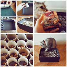 14 Nouvelles Facons D Utiliser Les Rouleaux De Papier Toilette Jeux Pour Chat Rouleau Papier Toilette Jeux Bricolage Pour Chat