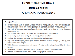 22 My Feel Good Contoh Soal Usbn Matematika Sd