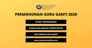 Jawatan kosong jobs now available in temerloh. Guru Ganti 2020 Download Borang Permohonan Di Sini