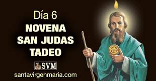Dia 6 Novena A San Judas Tadeo En 2020 San Judas Novena San Judas Oraciones Poderosas