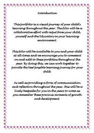 Portfolio Introduction Page Learning Stories Introduction Portfolio
