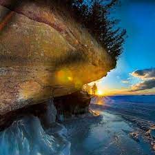 Lake Huron Sunset Port Austin Mi Saugatuck Michigan Michigan Water Michigan Travel