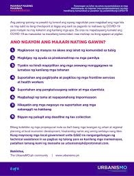 Ang bunga nito ay hindi muna maaring lumabas ang mayroong edad na 19 pababa at 60 pataas. Urbanismo Ph Urbanisasyon Para Sa Nakararami O Sa Ingles Making Philippine Cities Great Again