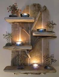 58 Inspiring Diy Farmhouse Home Decorating Idea Shabbychicdecor Shabby Chic Dekoration Treibholz Regal Rustikale Mobel