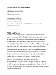 Ramlee dan normadiah berjudul tanya sama pokok yang dipetik dari filem anakku sazali. Lirik Lagu Tanya Sama Pokok